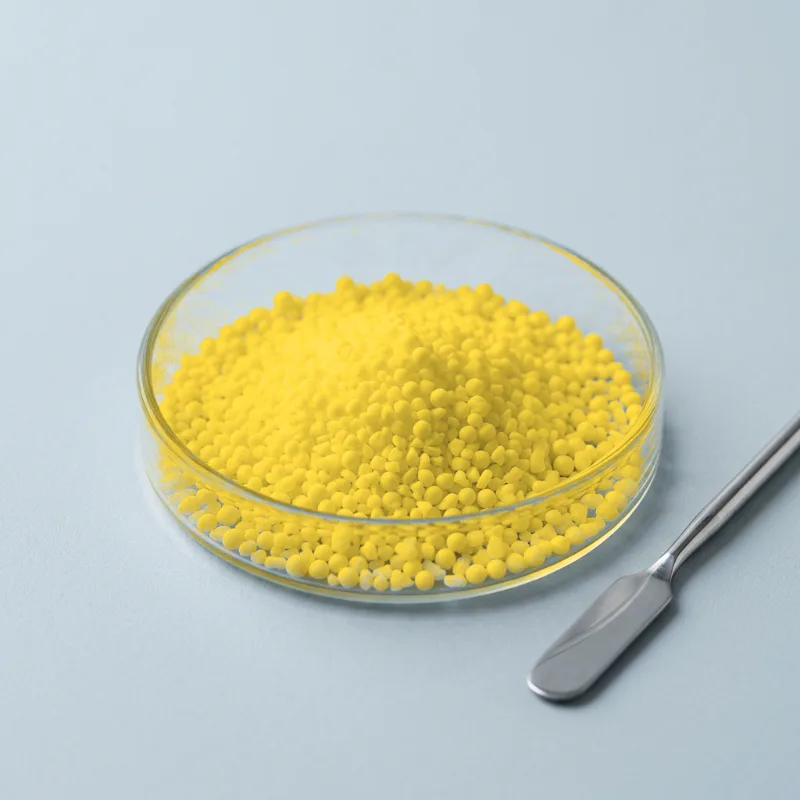 Gelatin (Bacteriological) — representative photo: pale yellow granules