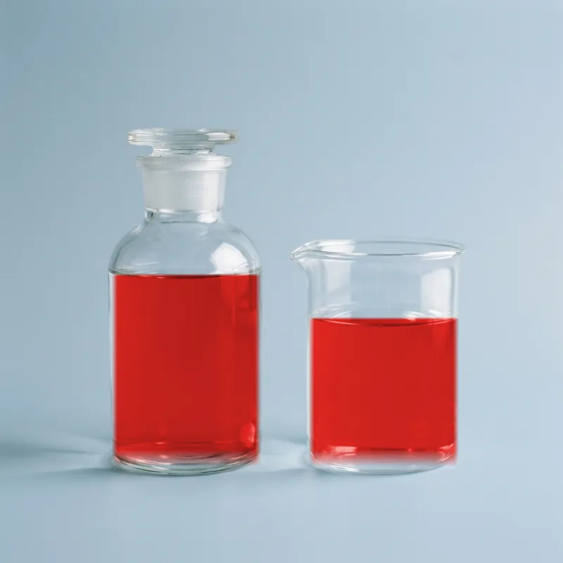 Ferroin Indicator (Phenanthroline Ferrous Sulfate) — representative photo: deep red solution