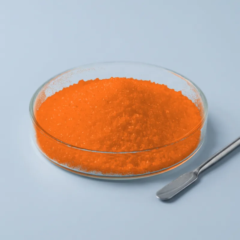 Potassium Dichromate — representative photo: orange-red crystals
