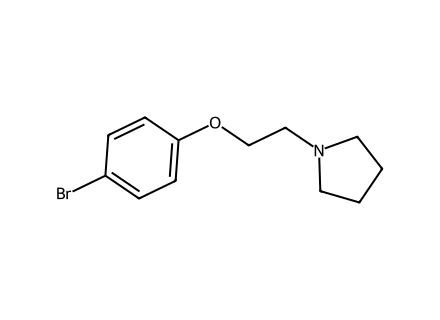 1-(2-(4-Bromophenoxy)Ethyl)Pyrrolidine molecular structure