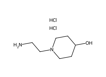 1-(2-Amino-ethyl)-piperidin-4-ol dihydrochloride molecular structure