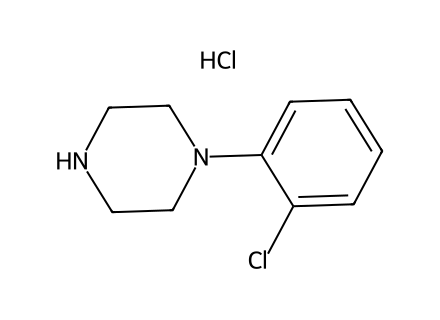 1-(2-Chlorophenyl)piperazine monohydrochloride molecular structure