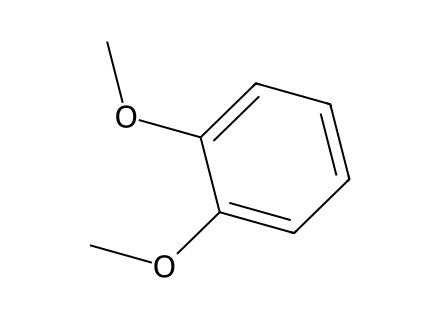 1,2-Dimethoxybenzene (Veratrole) molecular structure