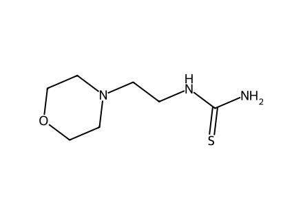 1-2-morpholinoethyl-2-thiourea molecular structure