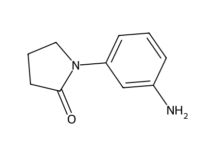 1-(3-Amino-phenyl)-pyrrolidin-2-one molecular structure