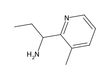[1-(3-Methylpyridin-2-yl)propyl]amine molecular structure