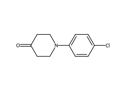 1-(4-Chlorophenyl)piperidin-4-one molecular structure