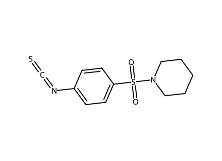 1-[(4-Isothiocyanatophenyl)sulfonyl]piperidine molecular structure