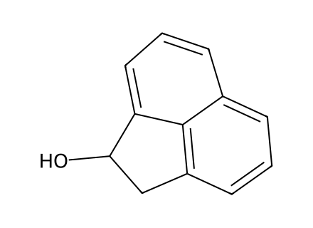 1-Acenaphthenol molecular structure