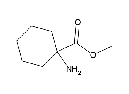 1-Amino-cyclohexanecarboxylic acid methyl ester molecular structure