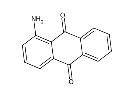 1-Aminoanthraquinone molecular structure