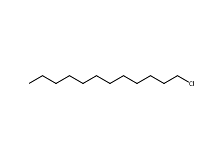 1-chlorododecane molecular structure