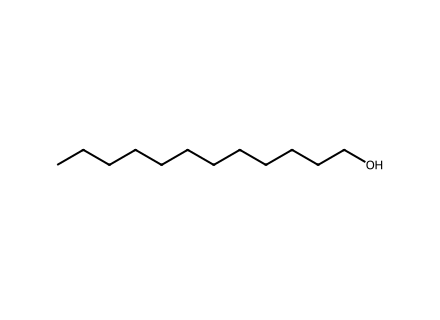 1-Dodecanol molecular structure