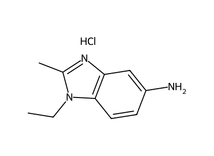 1-Ethyl-2-methyl-1H-benzoimidazol-5-ylamine hydrochloride molecular structure