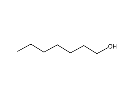 1-Heptanol molecular structure