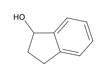 1-Indanol molecular structure