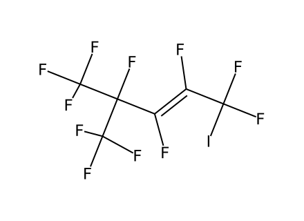 1-iodoperfluoro-4-methyl-2-pentene molecular structure