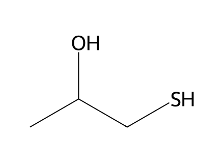 1-Mercapto-2-Propanol molecular structure