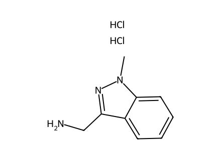 1-methyl-1h-indazol-3-yl-methylamine-dihydrochloride molecular structure