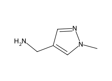 1-methyl-1h-pyrazol-4-yl-methylamine molecular structure
