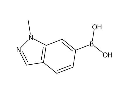 1-Methylindazole-6-boronic acid molecular structure
