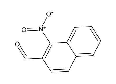 1-Nitro-2-Naphthaldehyde molecular structure