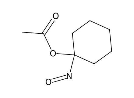 1-Nitrosocyclohexyl Acetate molecular structure