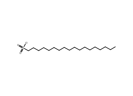 1-Octadecanesulfonyl chloride molecular structure