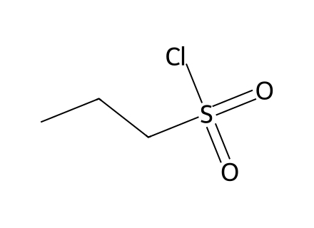 1-Propanesulfonyl Chloride molecular structure