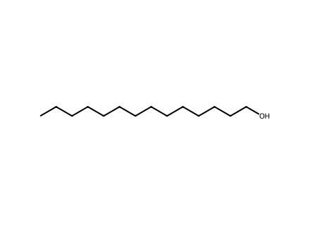 1-Tetradecanol molecular structure