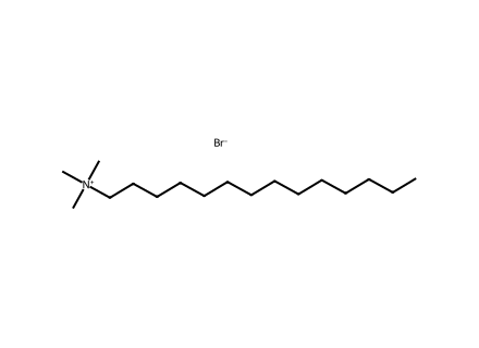 (1-Tetradecyl)trimethylammonium bromide molecular structure