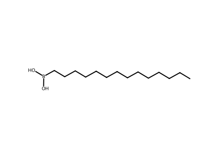1-Tetradecylboronic acid molecular structure