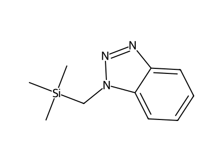1-trimethylsilyl-methyl-benzotriazole molecular structure