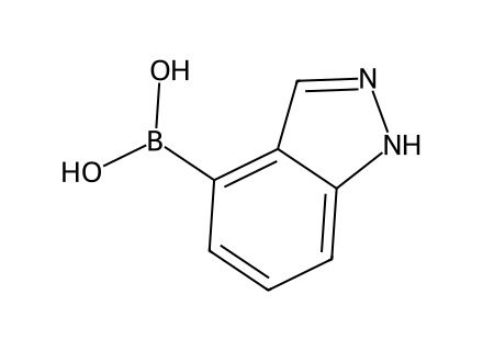 1H-Indazole-4-boronic acid molecular structure