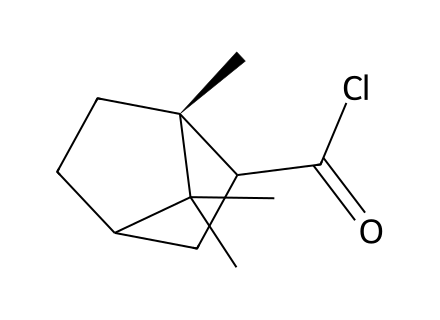 (1R)-(+)-Camphanic Chloride molecular structure