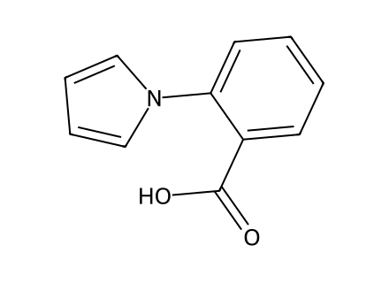2-(1-Pyrrolyl)benzoic acid molecular structure
