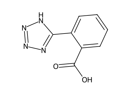 2-(1H-Tetrazol-5-yl)-benzoic acid molecular structure
