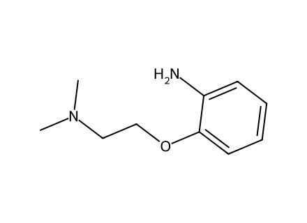 2-[2-(Dimethylamino)ethoxy]aniline molecular structure