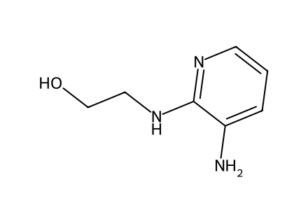 2-[(3-Amino-2-pyridinyl)amino]-1-ethanol molecular structure