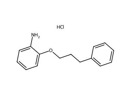 [2-(3-Phenylpropoxy)phenyl]amine hydrochloride molecular structure
