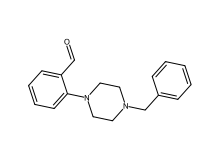 2-(4-Benzylpiperazino)benzaldehyde molecular structure