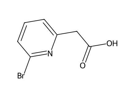 2-(6-Bromopyridin-2-yl)acetic acid molecular structure