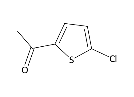 2-acetyl-5-chlorothiophene molecular structure