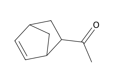 2-acetyl-5-norbornene-tech-mixture-of molecular structure