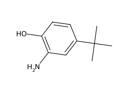 2-Amino-4-tert-Butylphenol molecular structure