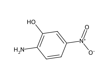 2-Amino-5-nitrophenol molecular structure