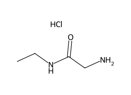 2-Amino-N-ethylacetamide hydrochloride molecular structure