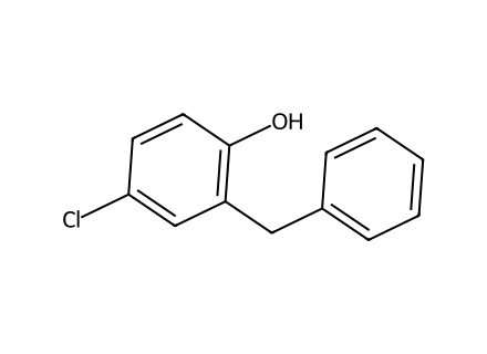 2-Benzyl-4-Chlorophenol molecular structure