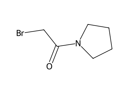 2-Bromo-1-(1-pyrrolidinyl)-1-ethanone molecular structure