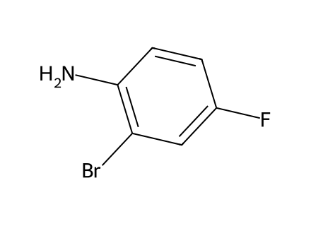 2-Bromo-4-Fluoroaniline molecular structure